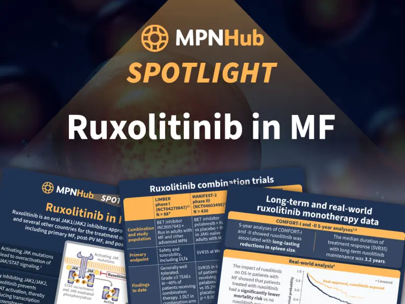 Ruxolitinib in MF